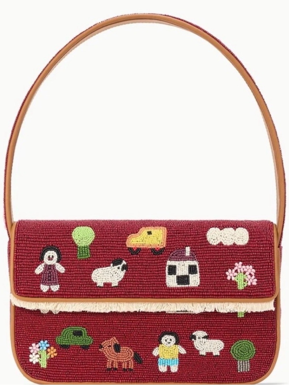 STAUD Tommy Beaded Bag Folk Town